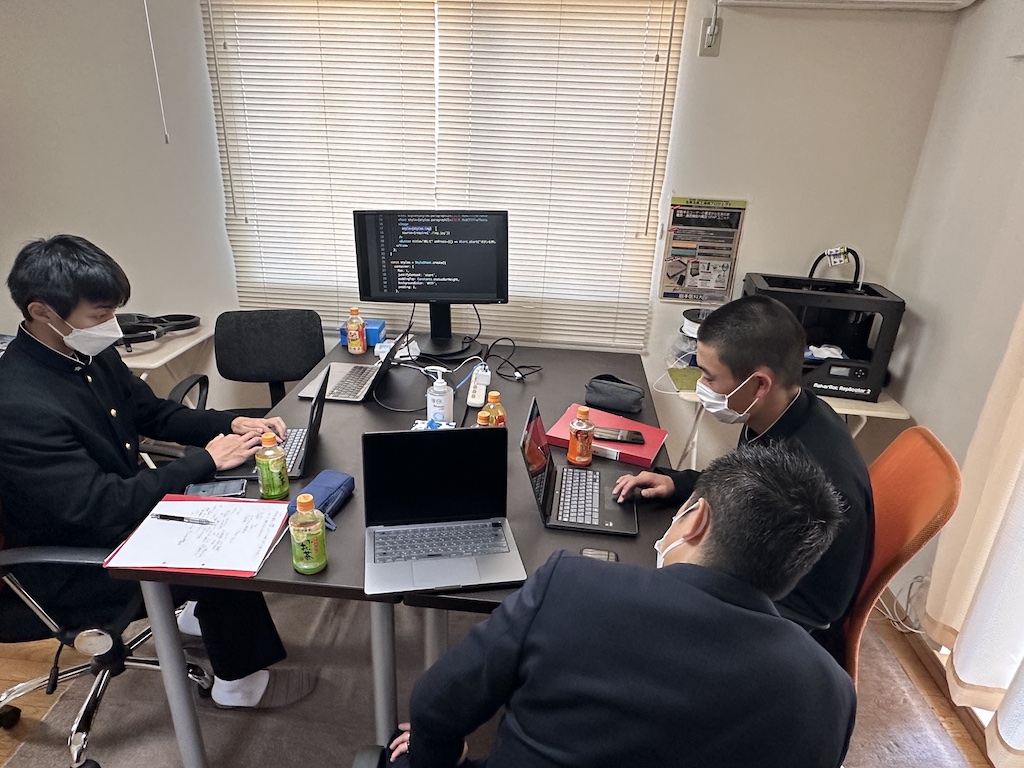 花巻北高等学校からのご来客 花巻北高等学校からのご来客